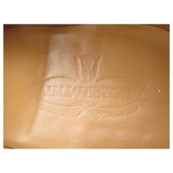 JM WESTON SHOES 528 RICHELIEU BOUT FLORAL 10.5D 44.5 BLACK LEATHER SHOES -Jm Menswear 821018 4