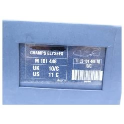 JM WESTON DERBY BLACK LEATHER SHOES 10.5C 44.5 BLACK LEATHER SHOES -Jm Menswear 821019 10