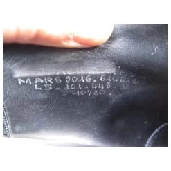 JM WESTON DERBY BLACK LEATHER SHOES 10.5C 44.5 BLACK LEATHER SHOES -Jm Menswear 821019 6