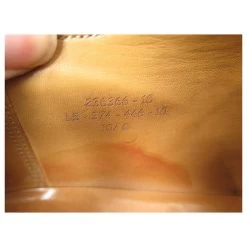 JM WESTON RICHELIEU GRAPHIC SHOES 446 10.5C 44.5 LEATHER LEATHER SHOES Brown -Jm Menswear 821020 6