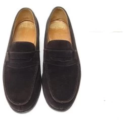 JM WESTON SHOES 180 Church´s Loafers 6.5D 40.5 BROWN SUEDE LOAFERS SHOES -Jm Menswear 829546 5