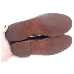 JM WESTON SHOES 180 Church´s Loafers 6.5b 40.5 FINE BROWN LEATHER + SHOES -Jm Menswear 843339 3