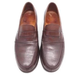 JM WESTON SHOES 180 Church´s Loafers 6.5b 40.5 FINE BROWN LEATHER + SHOES -Jm Menswear 843339 5