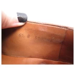 JM WESTON SHOES 180 Church´s Loafers 6.5b 40.5 FINE BROWN LEATHER + SHOES -Jm Menswear 843339 7