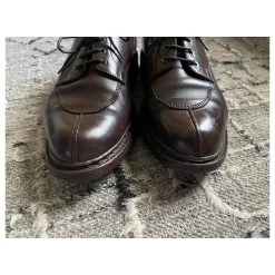 JM Weston Half-width Derbies With Golf Sole - Vintage T. 7 E (is 41) Dark Brown -Jm Menswear 845342 6