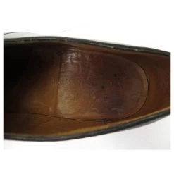 JM WESTON SHOES 598 DERBY HALF HUNTING 7.5D 41.5 BLACK LEATHER SHOES -Jm Menswear 854946 4