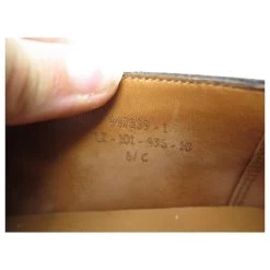 SHOES JM WESTON CONTI MOCCASIN 436 6.5C 40 40.5 LOAFERS Black -Jm Menswear 854953 7