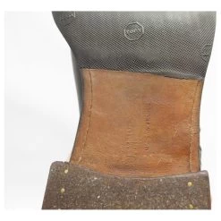 JM WESTON RICHELIEU SHOES 310 Flowered Tip 8E 42 LARGE BLACK LEATHER SHOES Brown -Jm Menswear 861657 4