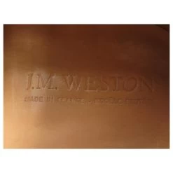 JM WESTON LOAFERS 180 8.5C 42 42.5 FINE BLACK LEATHER + SLEEVES -Jm Menswear 869924 4