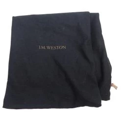 JM WESTON LOAFERS 180 8.5C 42 42.5 FINE BLACK LEATHER + SLEEVES -Jm Menswear 869924 7