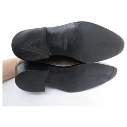 JM WESTON RICHELIEU ONE CUT SHOES 402 7.5D 41.5 BROWN LEATHER SHOES -Jm Menswear 869964 3