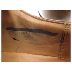 JM WESTON RICHELIEU ONE CUT SHOES 402 7.5D 41.5 BROWN LEATHER SHOES -Jm Menswear 869964 6