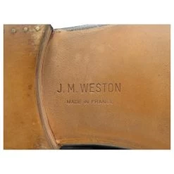 NEW JM WESTON SHOES 531 6E 40 BLACK CROCODILE LEATHER LOAFERS -Jm Menswear 870008 4