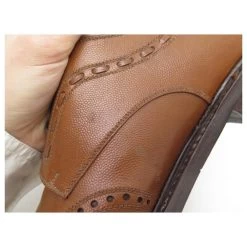 JM WESTON SHOES 331 DERBY COUNTRY GENTS 8E 42 Wide 42.5 LEATHER SHOES Caramel -Jm Menswear 870481 10