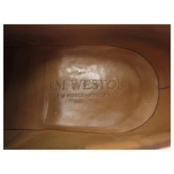 JM WESTON SHOES 331 DERBY COUNTRY GENTS 8E 42 Wide 42.5 LEATHER SHOES Caramel -Jm Menswear 870481 5