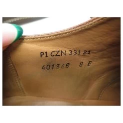 JM WESTON SHOES 331 DERBY COUNTRY GENTS 8E 42 Wide 42.5 LEATHER SHOES Caramel -Jm Menswear 870481 6