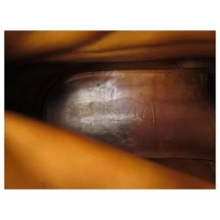 JM WESTON BOOTS 680 8.5C 42 42.5 BLACK GRAINED LEATHER BOOTS -Jm Menswear 875224 7