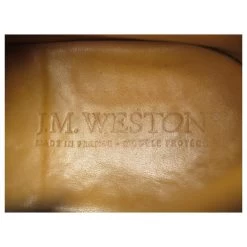 JM WESTON ANKLE SHOES 8 EYELET OXFORD BOOTS 371 8C 41.5 42 FINE LEATHER Black -Jm Menswear 875226 5