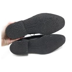 JM WESTON SHOES 300 7.5D 41.5 ORANGE STRAIGHT TOE BLACK SHOES -Jm Menswear 875229 3