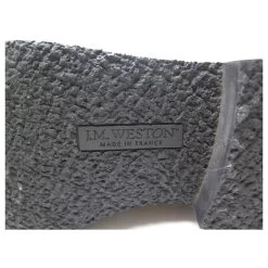 JM WESTON SHOES 300 7.5D 41.5 ORANGE STRAIGHT TOE BLACK SHOES -Jm Menswear 875229 4