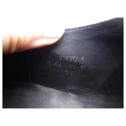 JM WESTON SHOES 300 7.5D 41.5 ORANGE STRAIGHT TOE BLACK SHOES -Jm Menswear 875229 7