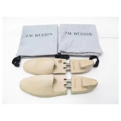 JM WESTON SHOES 300 7.5D 41.5 ORANGE STRAIGHT TOE BLACK SHOES -Jm Menswear 875229 8