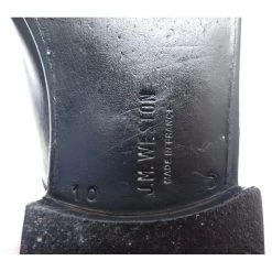 JM WESTON RICHELIEU SHOES 307 10D 44 BLACK GOAT LEATHER SHOES 14 JM WESTON RICHELIEU SHOES 307 10D 44 BLACK GOAT LEATHER SHOES -Jm Menswear 881290 4