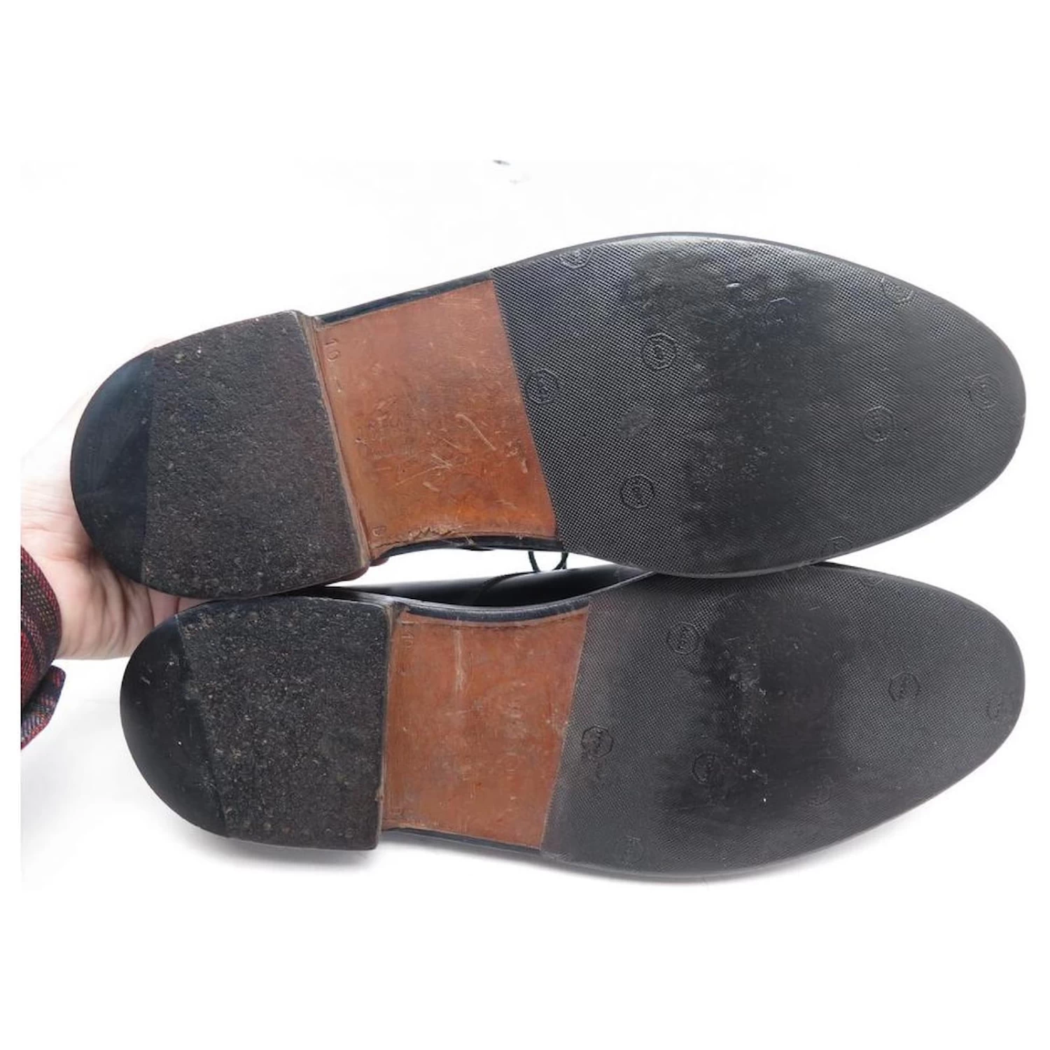 JM WESTON SHOES 598 DERBY HALF HUNTING 10.5D 44.5 BLACK LEATHER SHOES 5 JM WESTON SHOES 598 DERBY HALF HUNTING 10.5D 44.5 BLACK LEATHER SHOES - Image 3