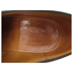 JM WESTON SHOES 598 DERBY HALF HUNTING 9E 43 Wide 43.5 LEATHER SHOES Black -Jm Menswear 881542 4