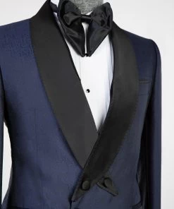 Blue Cross Collar Tuxedo -Jm Menswear AF48AFB5 894F 47D7 A0C2 BC861B859A38