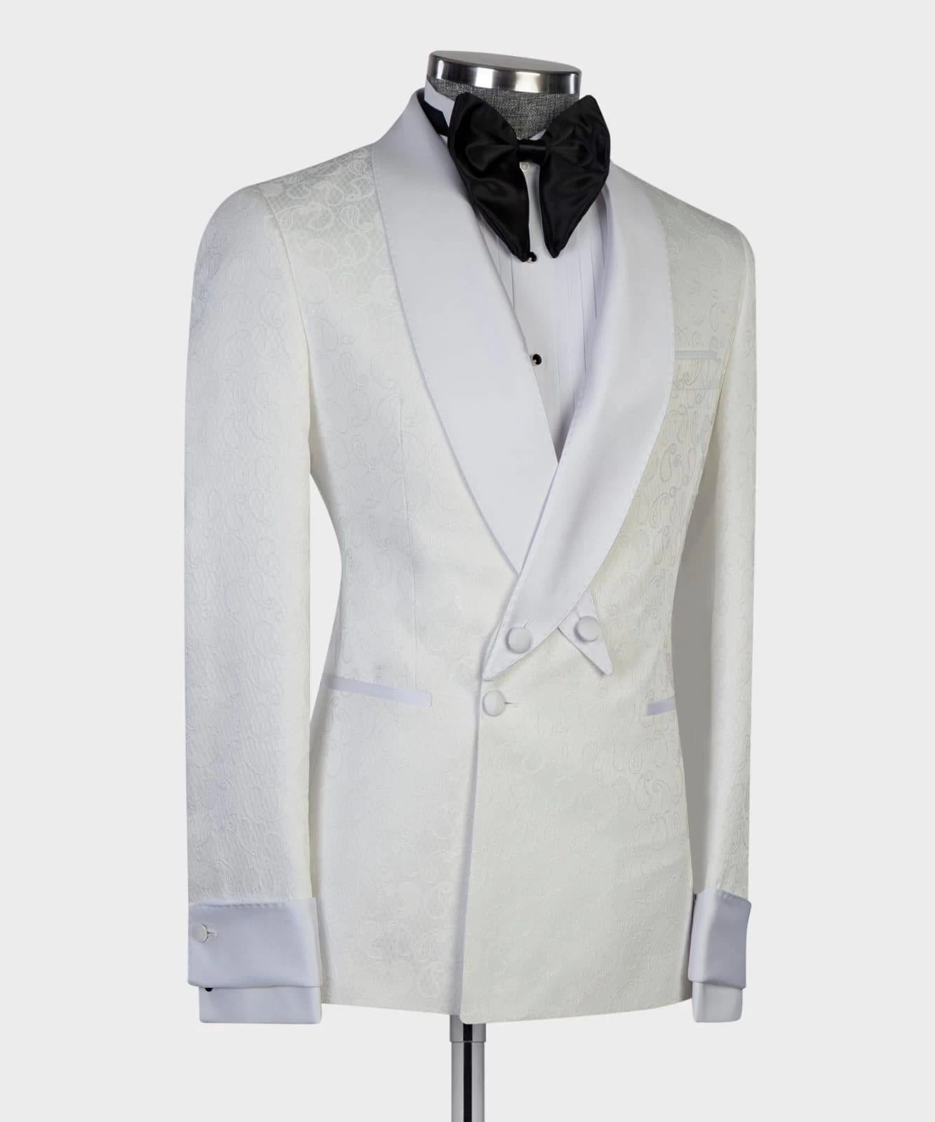 White Cross Collar Tuxedo 4 White Cross Collar Tuxedo - Image 2