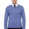 V Neck Knitwear Navy Blue Men Sweater 2 V Neck Knitwear Navy Blue Men Sweater -Jm Menswear IMG 1322