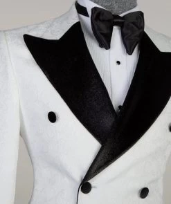 White Double Breasted -Jm Menswear IMG 6478