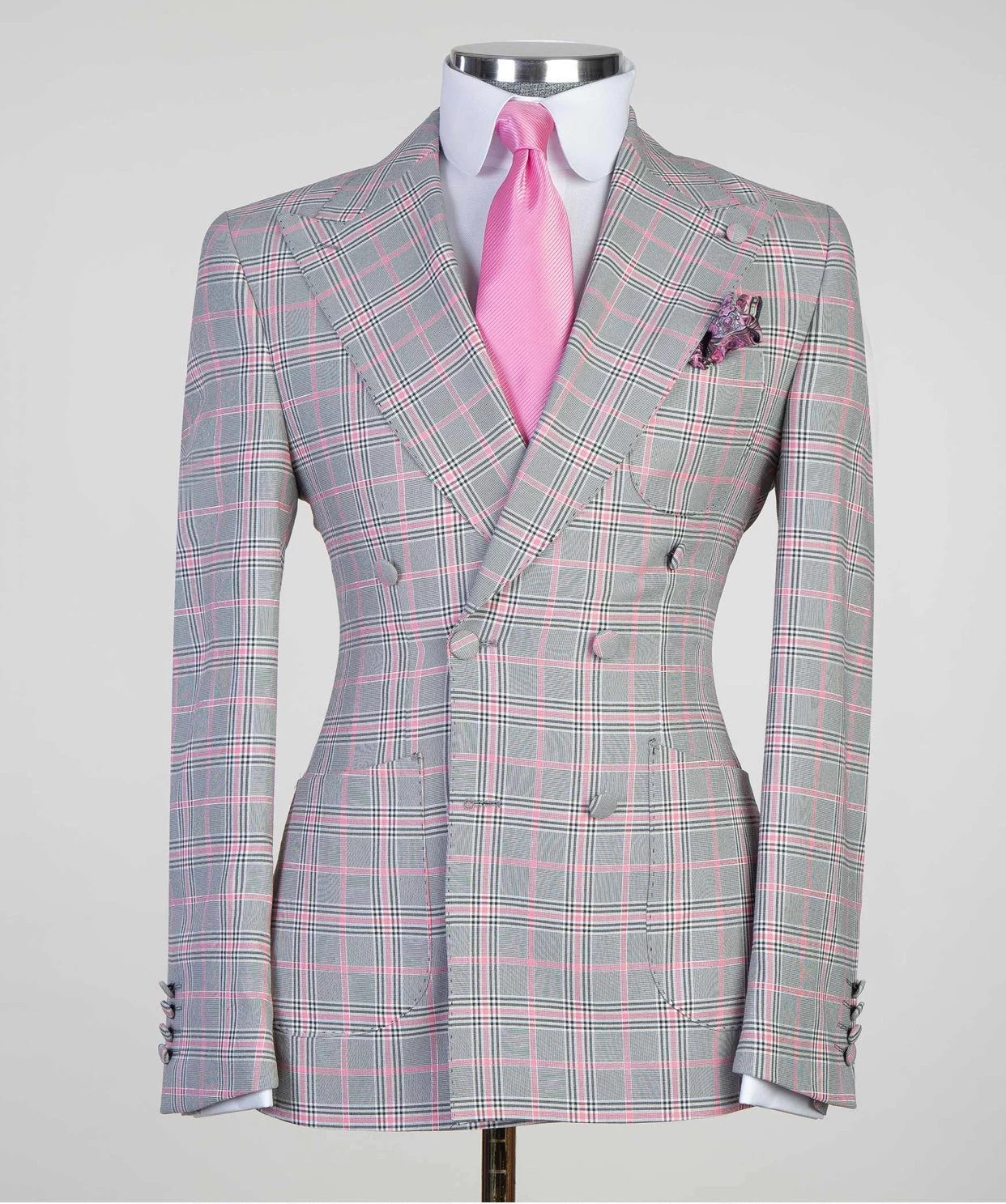 Casual Plaid Suit 3 Casual Plaid Suit