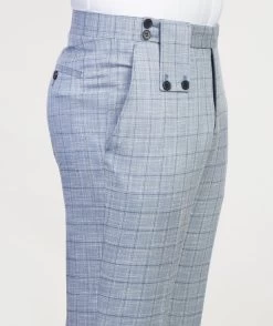 Casual Plaid Suit -Jm Menswear IMG 7244