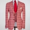 Business Plaid Suit