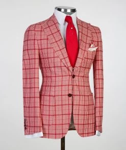 Business Plaid Suit 13 Business Plaid Suit -Jm Menswear IMG 7367