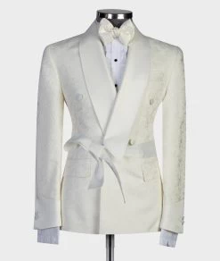 Belted Cream Tuxedo