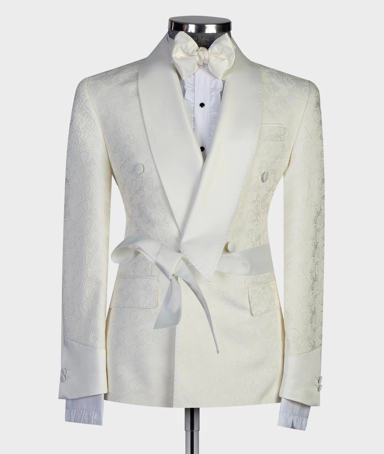 Belted Cream Tuxedo