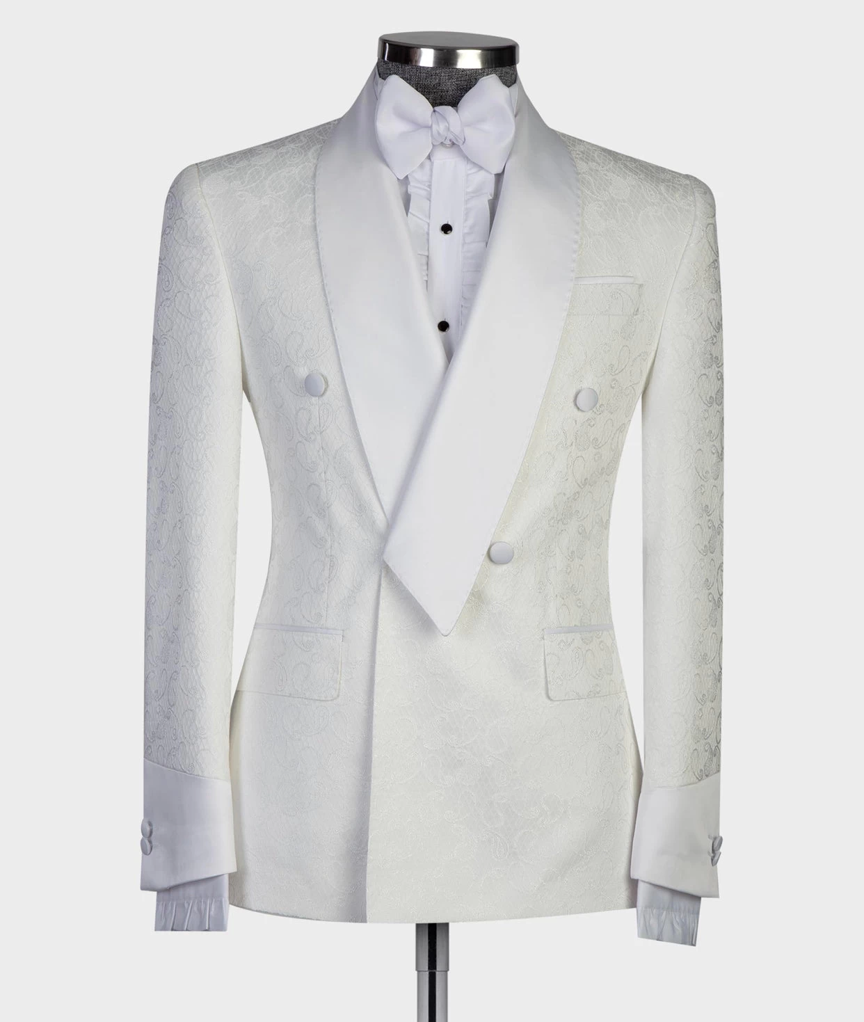 White Belted Tuxedo 4 White Belted Tuxedo - Image 2