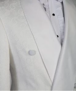 White Belted Tuxedo 10 White Belted Tuxedo -Jm Menswear IMG 7519