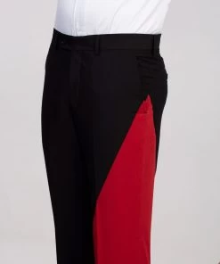 Black And Red Line Suit 9 Black And Red Line Suit -Jm Menswear PHOTO 2022 09 13 13 46 04