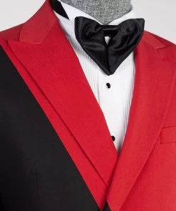 Black And Red Line Suit 8 Black And Red Line Suit -Jm Menswear PHOTO 2022 09 13 13 46 102