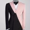 Black And Pink Line Suit -Jm Menswear PHOTO 2022 09 13 13 46 11