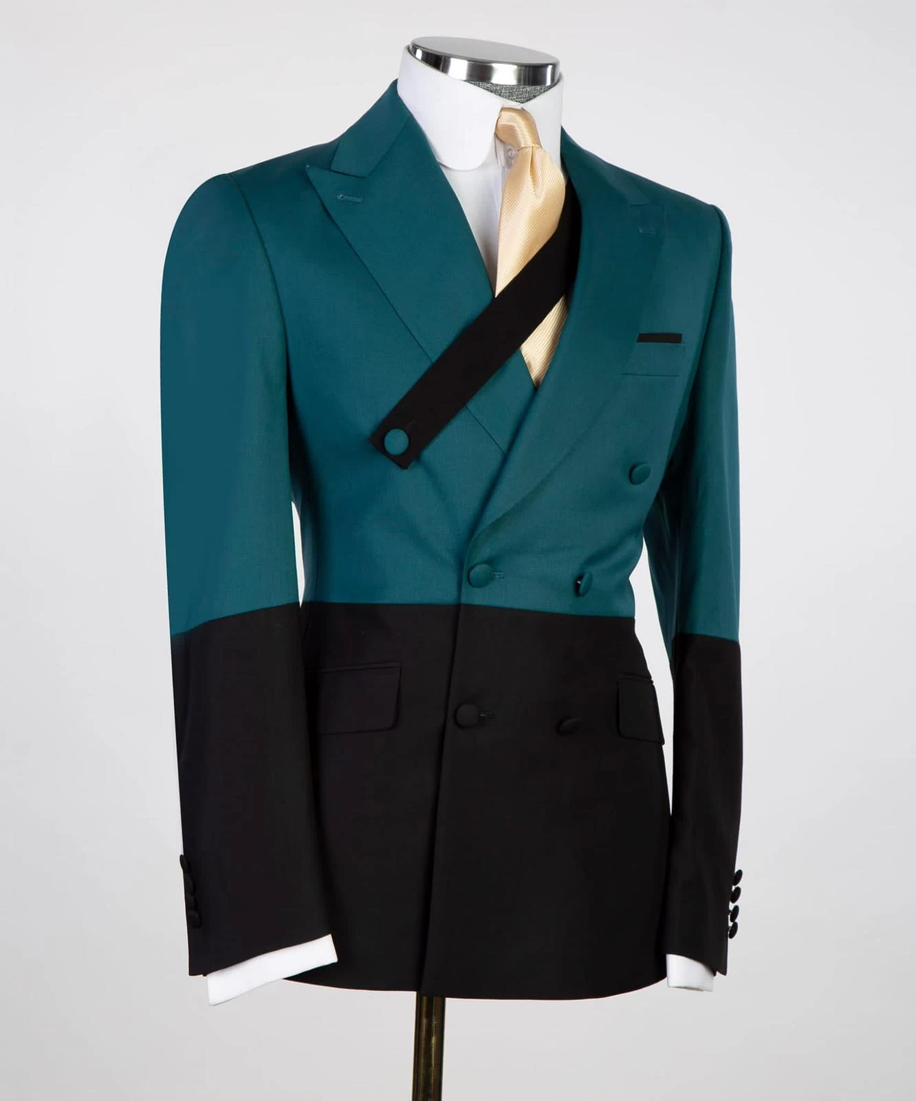 Doube Color Breasted 4 Doube Color Breasted - Image 2