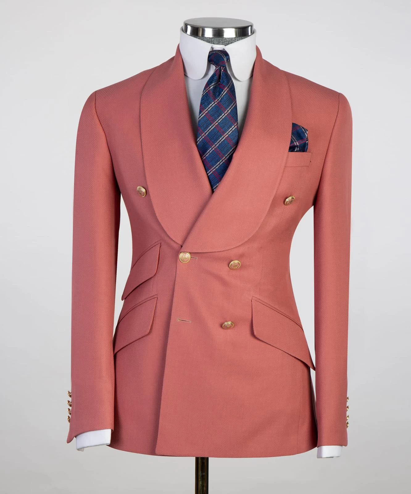 Plaid Double Breasted Suit 3 Plaid Double Breasted Suit