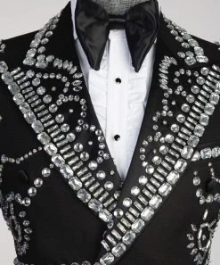 Black Royal Double Breasted -Jm Menswear PHOTO 2023 01 14 11 29 222