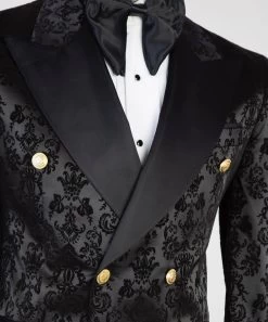 &New Shining Gold Button Tuxedo -Jm Menswear PHOTO 2023 04 18 08 28 39