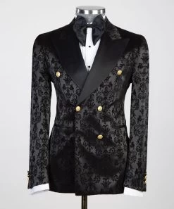 &New Shining Gold Button Tuxedo