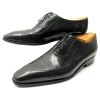 JM WESTON ARABESQUE CONTI SHOES 435 Richelieu 10.5D 44.5 LEATHER SHOES Black